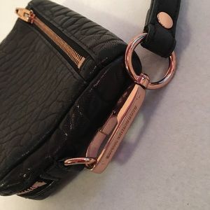 Alexander Wang Black Leather Fumo Wristlet